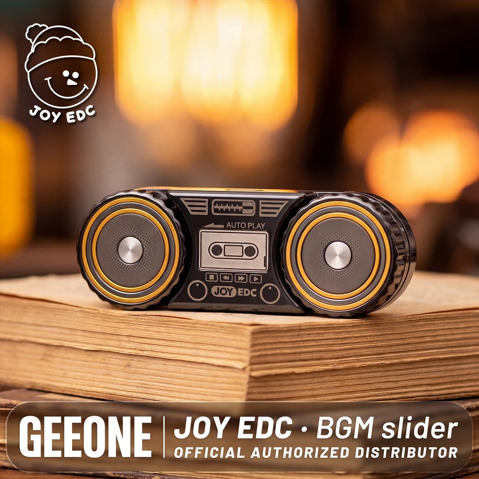Joy EDC BGM メカニカルフィジェットスライダー ステンレス製プッシュ