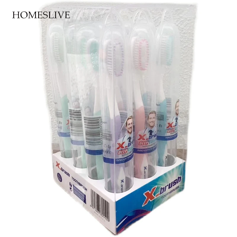 

HOMESLIVE 24PCS Toothbrush Dental Beauty Health Accessories For teeth Whitening Instrument Tongue Scraper Free Shipping Products