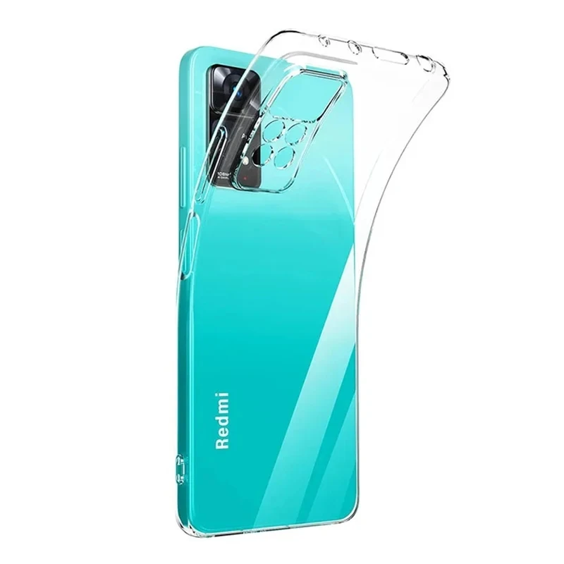 

Original Clear Case For Xiaomi Redmi Note 11 10 9 Pro 11S 11T 10S 10T 9S 9T Ultra Thin Soft TPU Shockproof Cover For K50 K40 K30