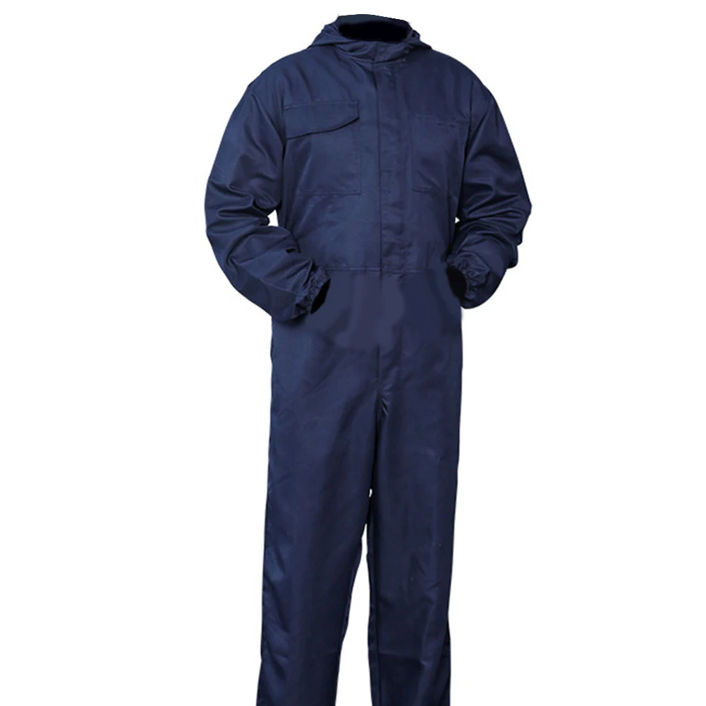 Auto Repair Workwear 1-Piece Workwear Easy Movement High-Quality Polyester Long-Lasting Performance Multiple Pockets