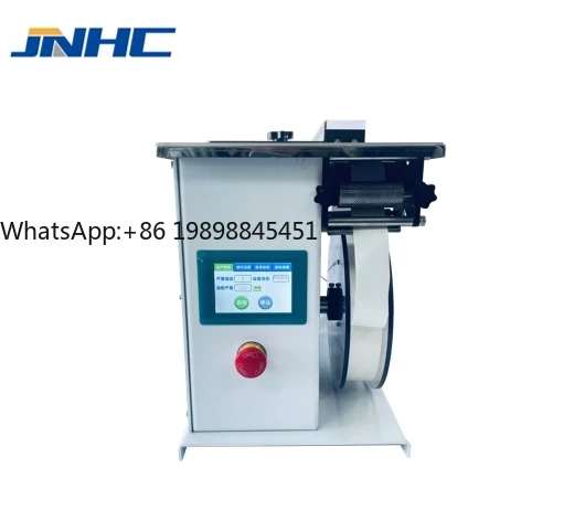

Semi-Automatic Horizontal Folding Carton Box Labeling Machine Anti-Tamper Adhesive Sticker Sealing Corner for Metal Glass Paper