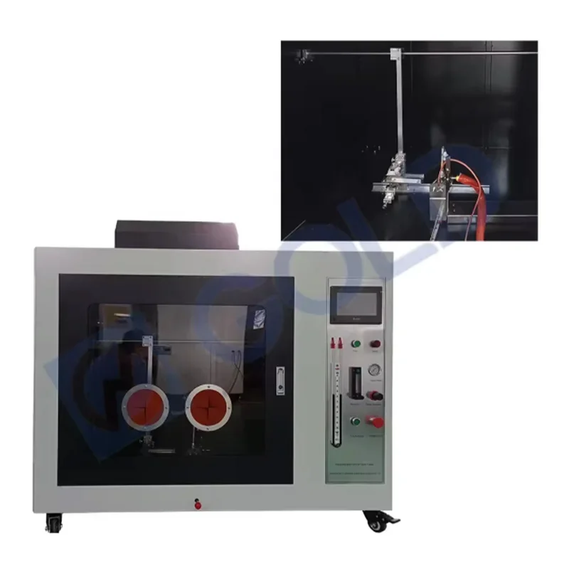 

Made in China UL94 IEC 60695-11-10 Horizontal /Vertical Flame Fire retardant Testing Equipment