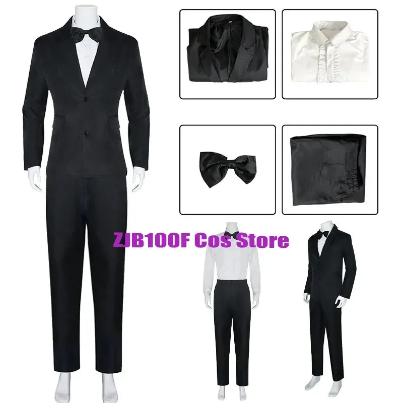 

Aniime Cosplay Season 2 Lokiki Cosplay Costume Uniform Jacket Pants Bow Set Outfits Halloween Party Suit for Men