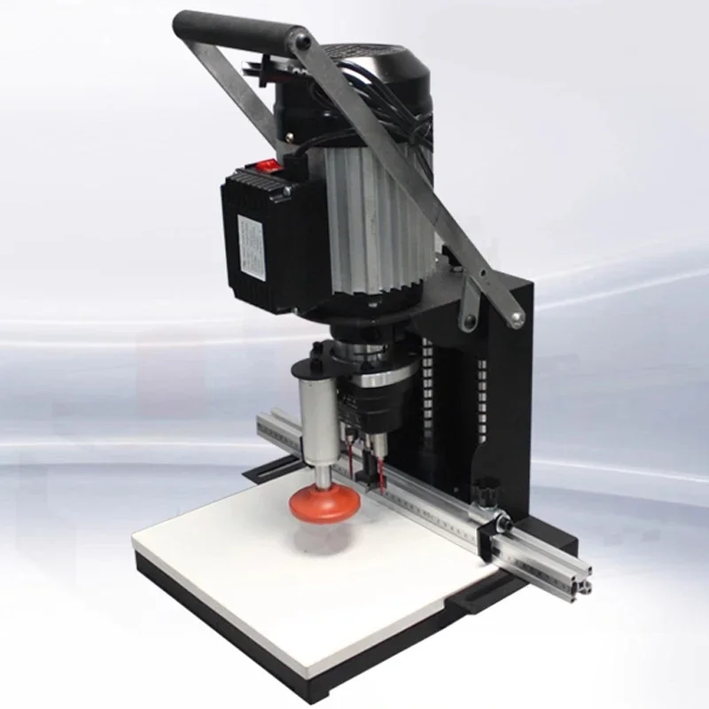 Portable hinge drilling machine, portable door frame drilling machine for woodworking, wardrobe wood panel punching machine