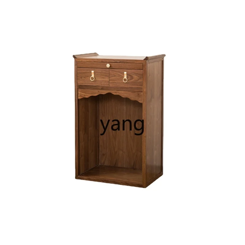 Yjq ，Landlord Cabinet Altar Cabinet Buddha Niche Guanyin God of Wealth Home Land New Chinese Modern Small Altar