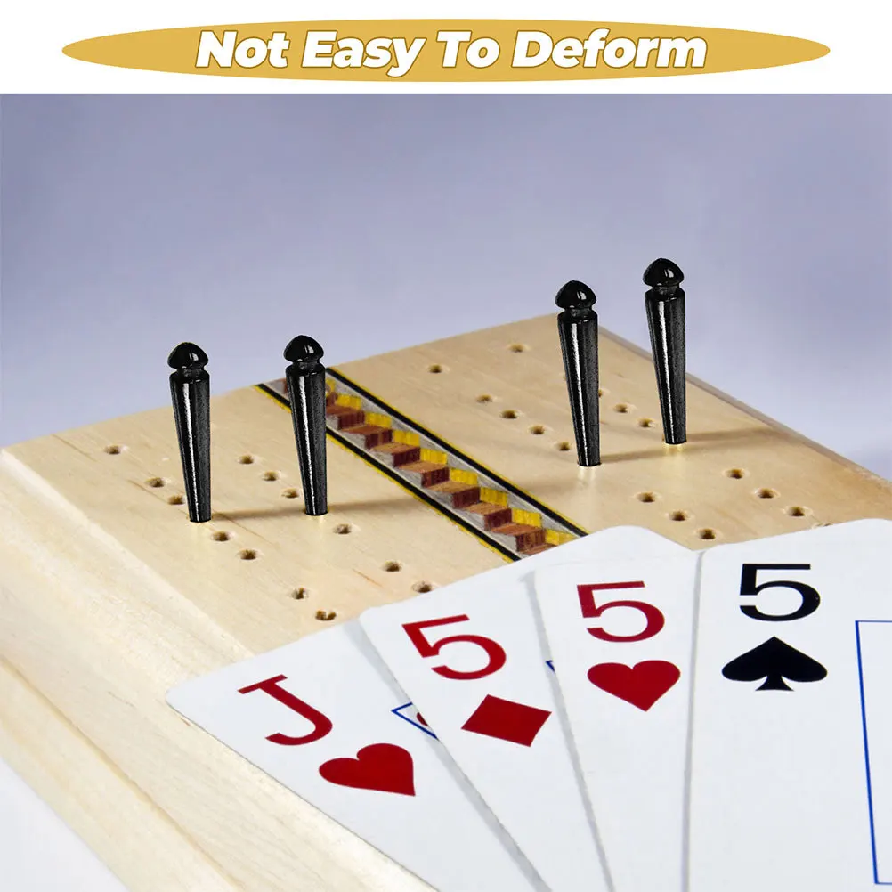 50 قطعة أوتاد تسجيل Cribbage المعدنية 25 سنتيمتر أجزاء لوحة Cribbage مناسبة للسفر ألعاب محمولة أوتاد ألعاب لوحية تقليدية #5