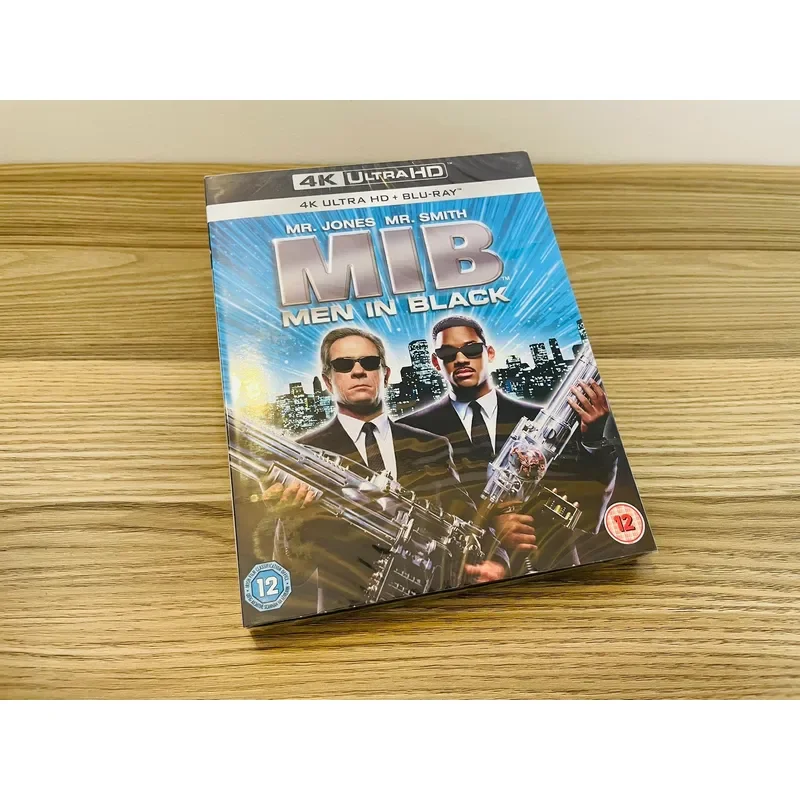 British Version 4K Blu Ray Men In Black 123 With Chinese Characters