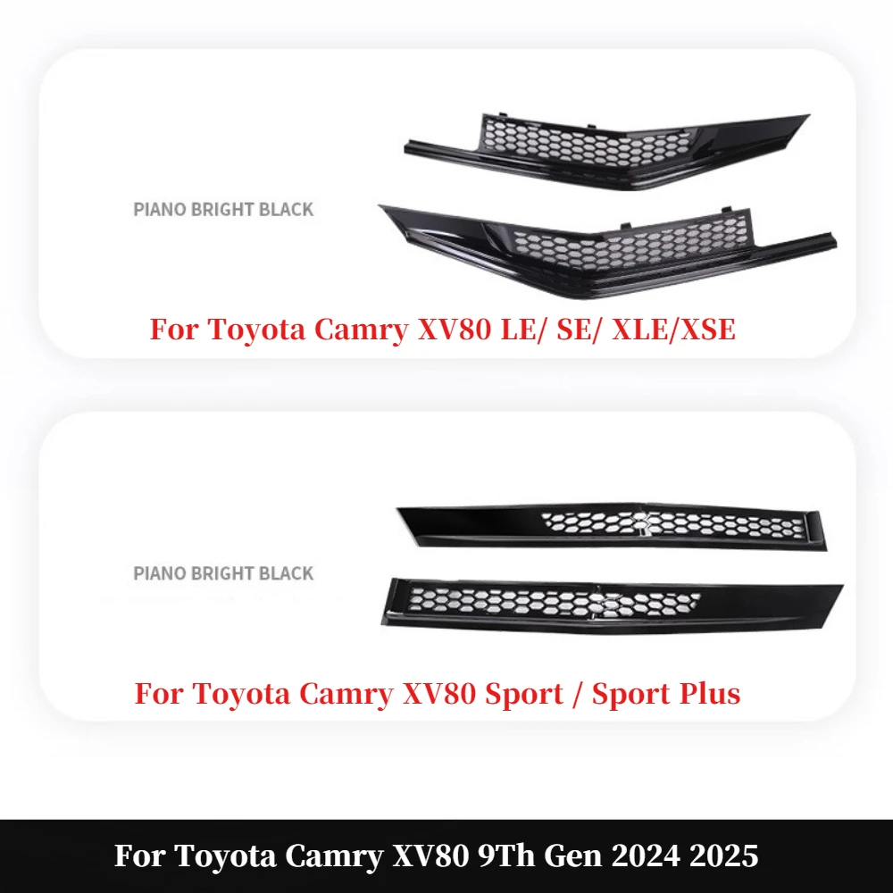 For Toyota Camry XV80 9Th Gen LE SE XLE 2024 2025 Front Grille Insect Net Trim Anti Mosquito Anti Block Exterior Car Styling