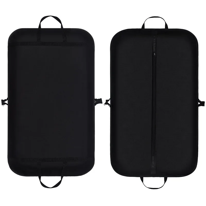 Oxford Cloth Suit Bag Clothes Dust Cover Home Business Trip Black and Red High-end Clothing Storage Bag Garment Rack Cover