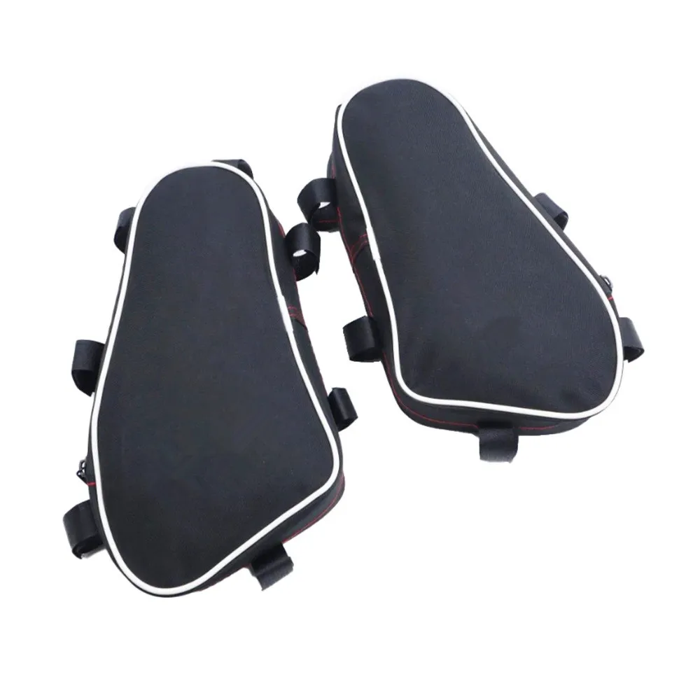 2PCS Motorcycle Frame Crash Bar Bags Waterproof Tool Repair Storage Bag Black For Yamaha Tenere 700 XTZ700 2019 2020 2021 2022-