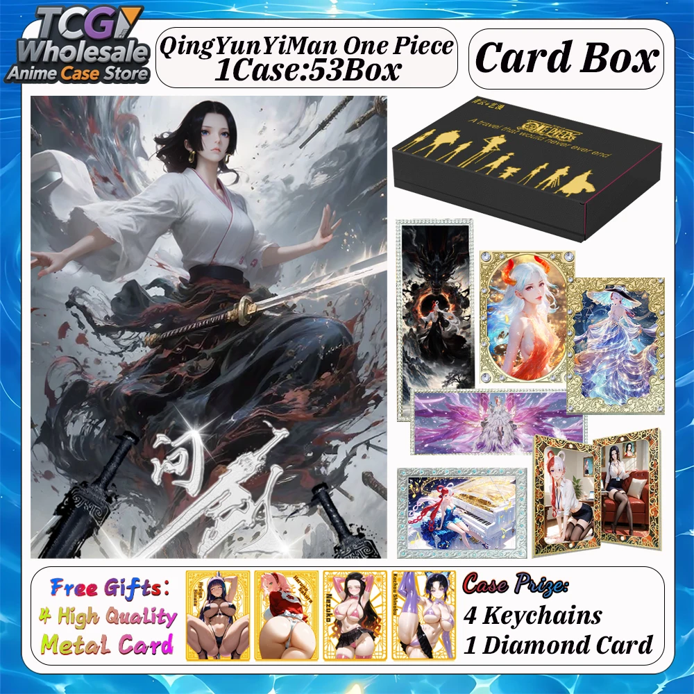 

Оптовая продажа "QingYunYiMan" River series One Piece Cards Game Nami & Luffy Boa Hancock Фигурки Детские подарочные игрушки для фанатов CCG ACG