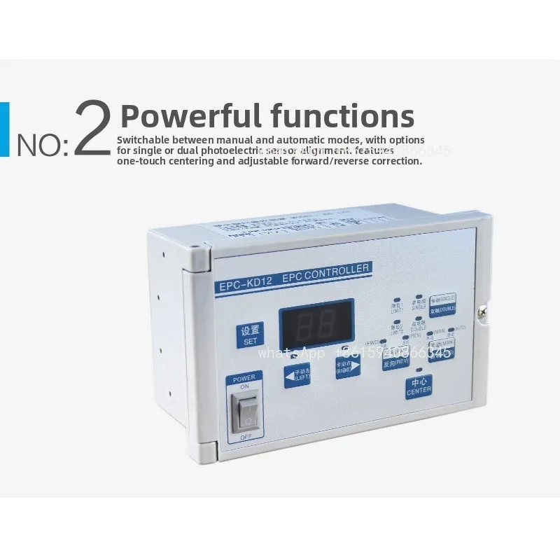 Ultrasonic, Microcomputer Photoelectric Correction Controller, Slitter EPC-KD12 Photoelectric Correction D12