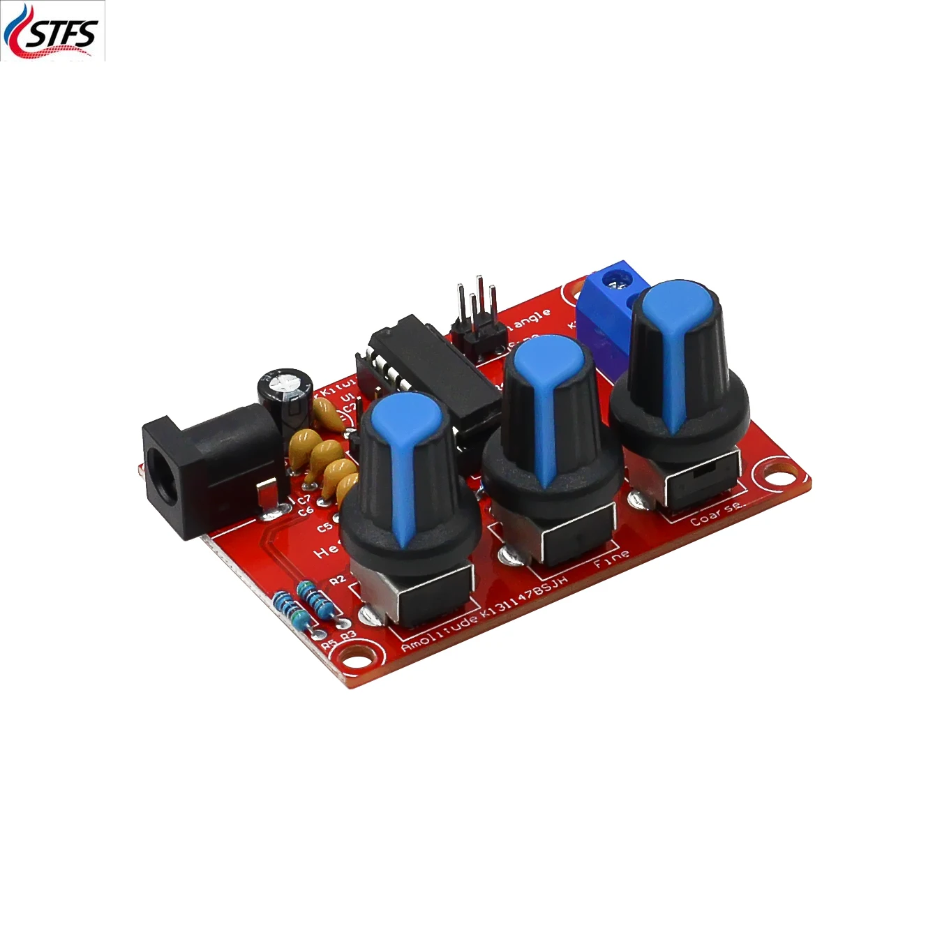 1Hz -1MHz XR2206 Function Signal Generator DIY Kit Sine/Triangle/Square Output Signal Generator Adjustable Frequency Amplitude