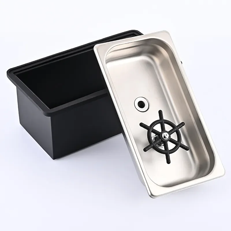 Stainless steel cup washer, cup washer, cup drain drip tray, easy to disassemble and wash valve core SV-158
