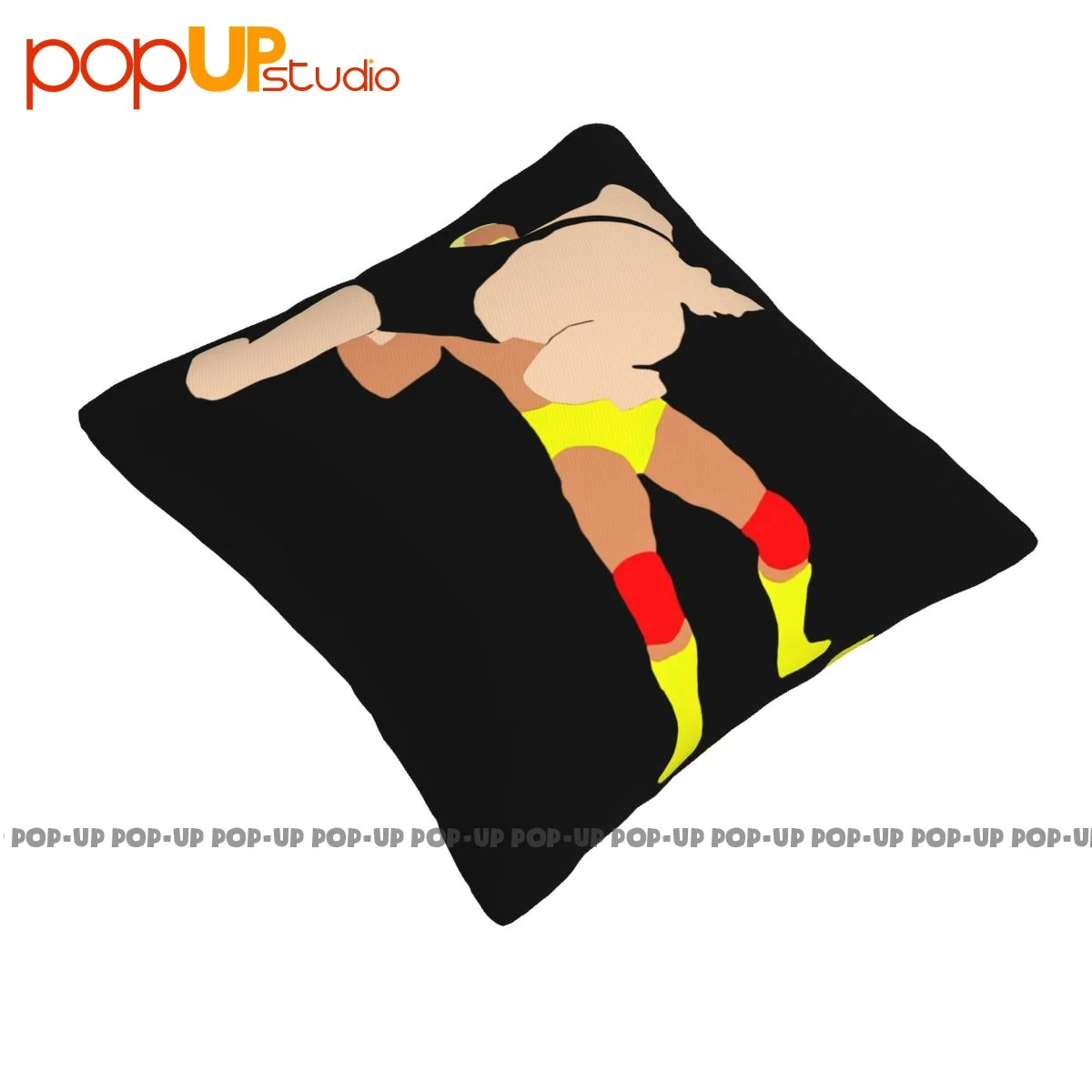 Soft Hulk Hogan Slamming Andre Pillowcase Throw Pillow Cover Breathable