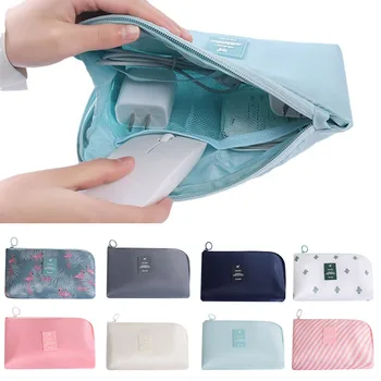 Travel Supplies Charger Power Bank Data Cable, Earphone Digital Bag, Large Capacity Waterproof Digital Storage Bag