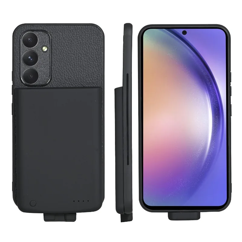 5000mAh for Samsung A54 Back Clip Battery Wireless Power Bank Mobile Phone Case Power Bank