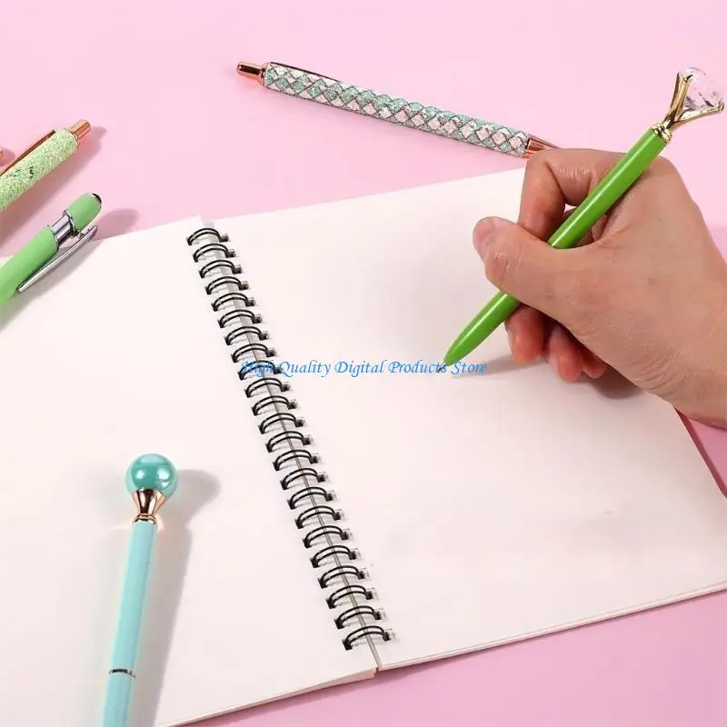 

U2JE Office Writing Pen Twist Action Diamond Ballpoint Pen Business Gift Pen