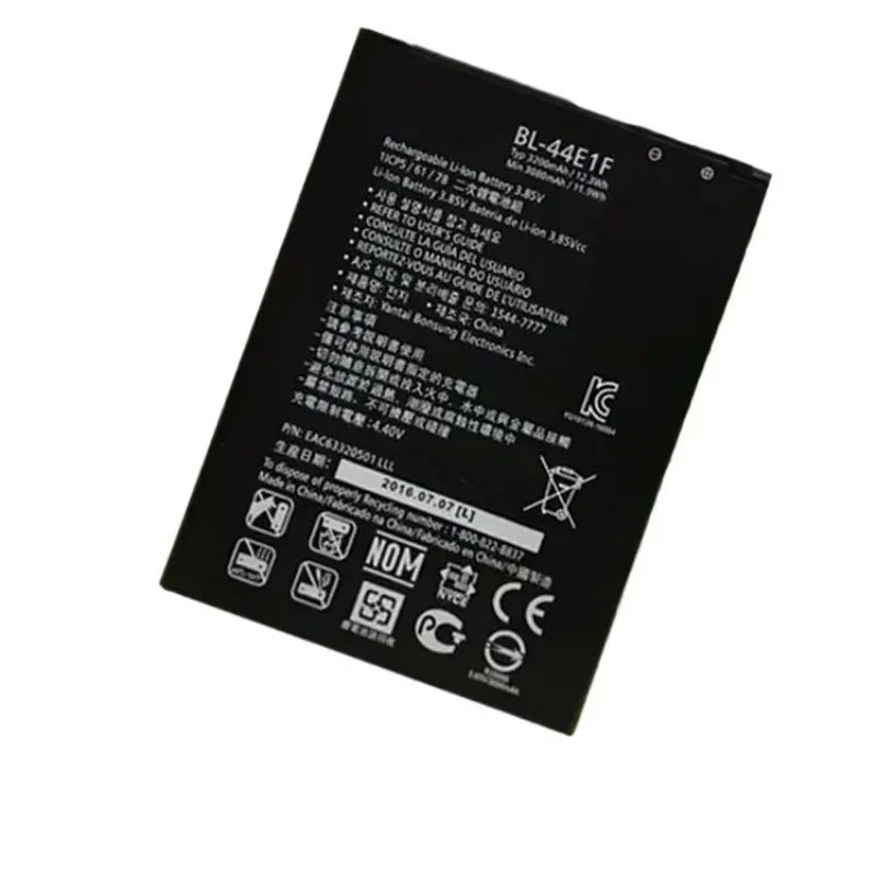 New High Quality 3.85V 3200MAh Battery BL-44E1F for LG V20 F800 H990 Mobile Phone Battery Replacement Batteries