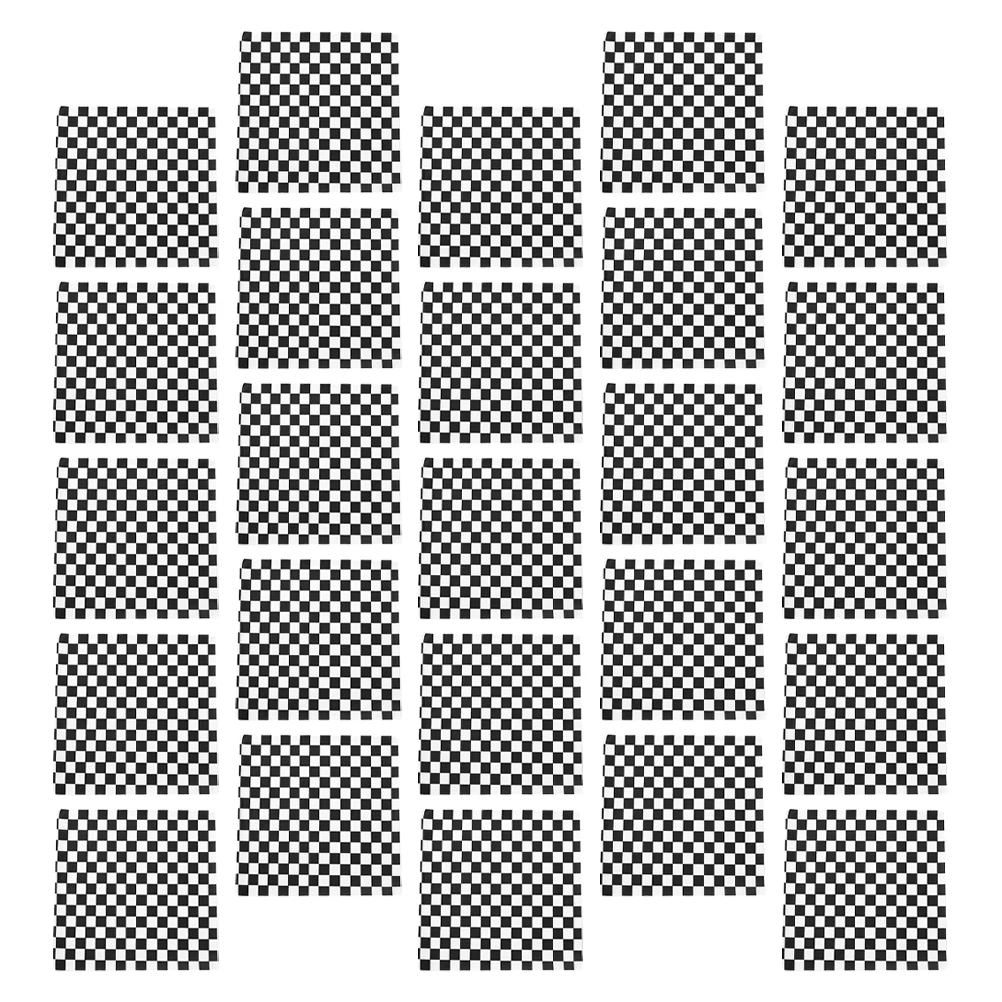 

100Pcs Wax Paper Sheets Oil Proof Sandwich Burger Wraps Black White Food Basket Liners Fried Food Wrapping Paper Restaurant Use