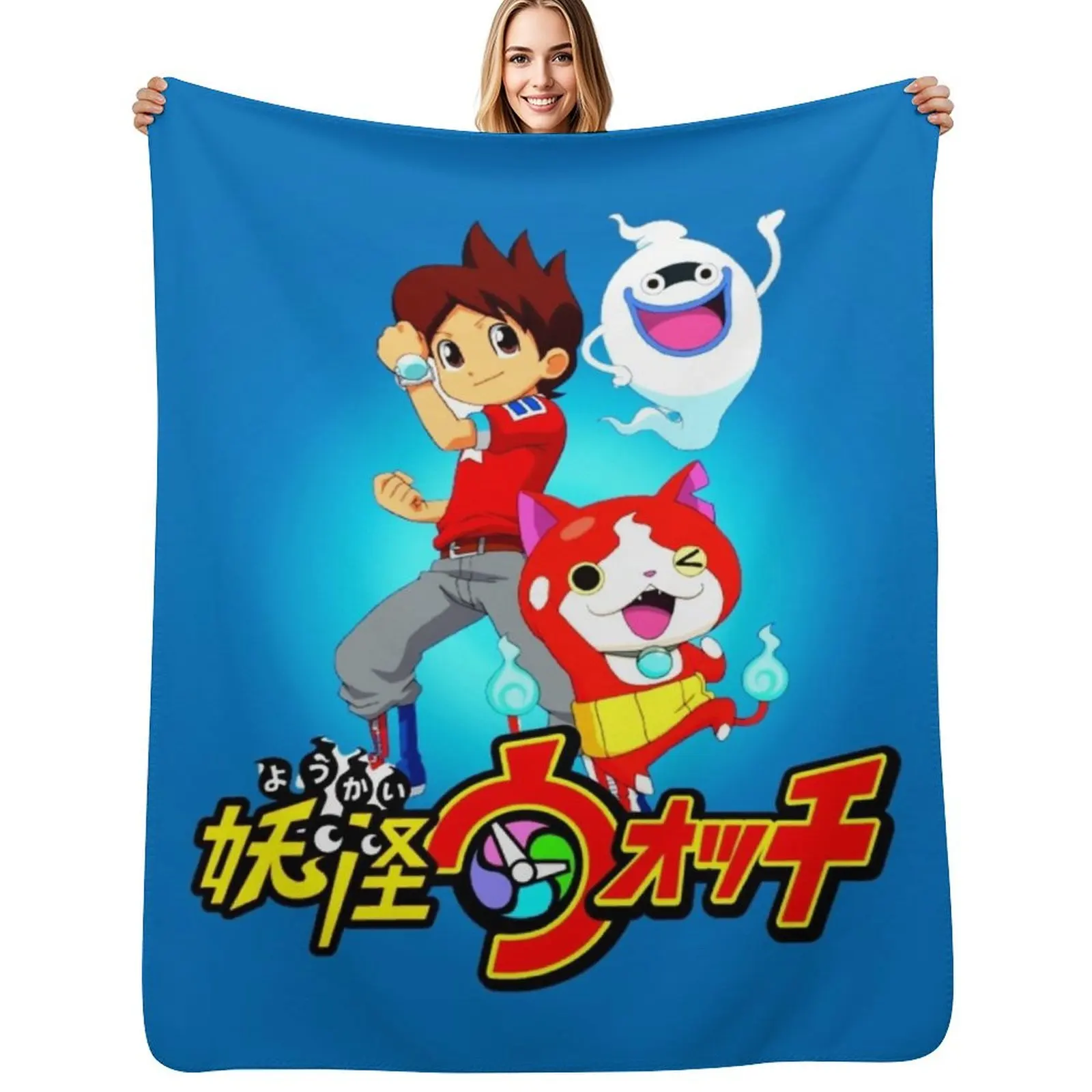 

Copy of Yokai watch Throw Blanket Air Conditioner Soft Blanket for Office Home