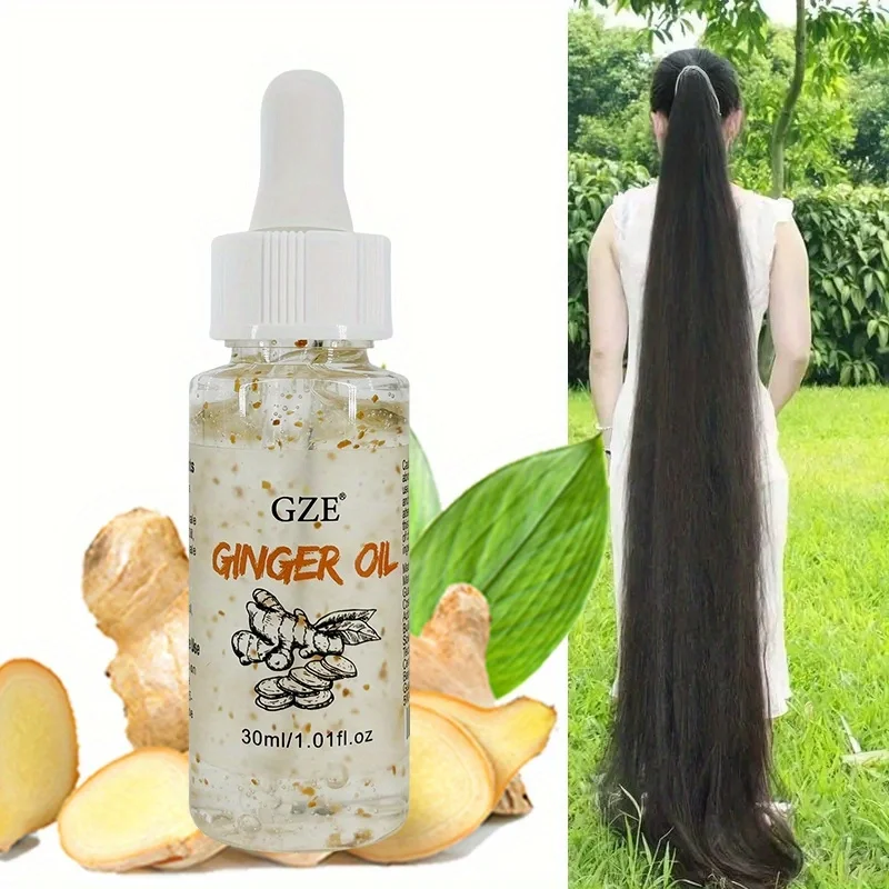 GZE Ginger Oil Strong Hair For All Hair Types Hydrating