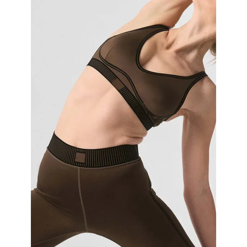 Damen Pilates Yoga Set Minimalistisches Hochelastisches Workout-Outfit Schlanke Passform Atmungsaktive Trainingskleidung Weiche Luxus-Activewear