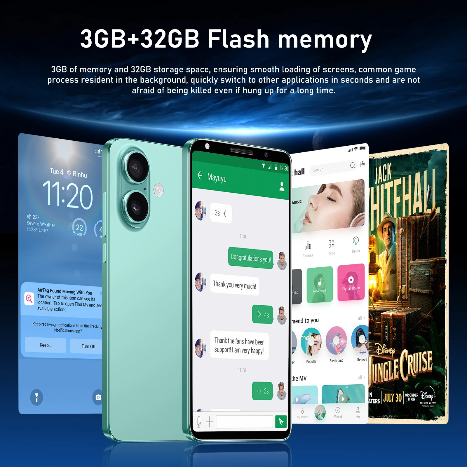 FUFFI-I16 Plus,Smartphone Android,5.0 inch,3+32GB ROM,Dual SIM,3500mAh,Mobile phones,Dual SIM,Google Play Store,Cellphones image 5