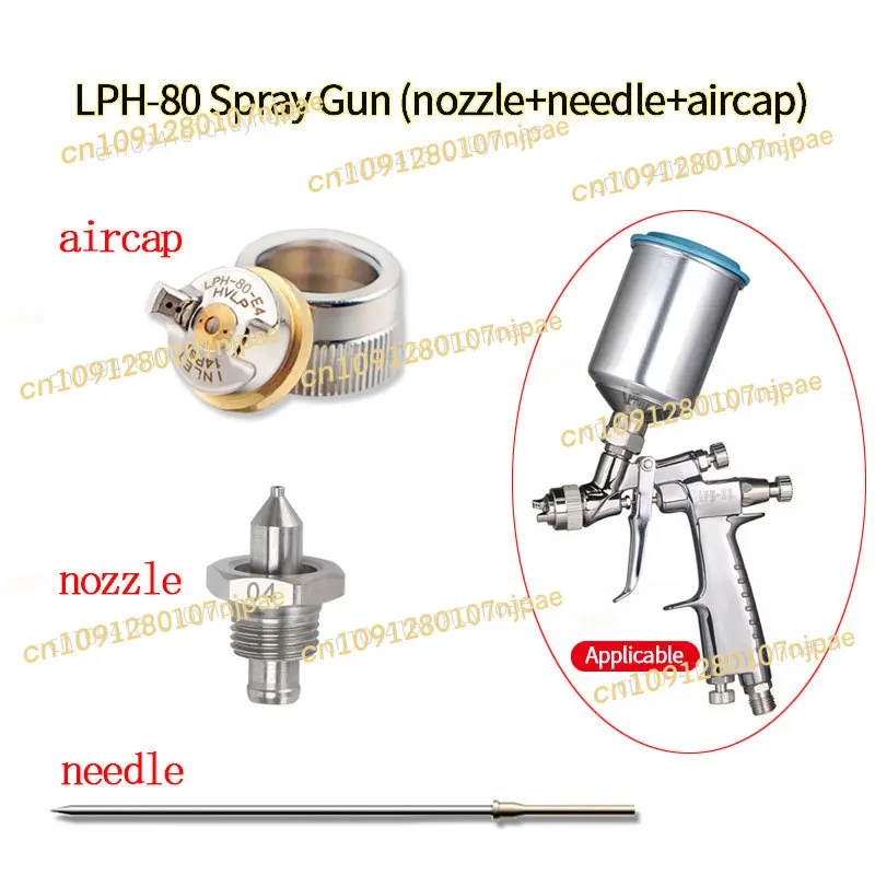 اليابان LPH50 RG3L LPH-80 طقم رش فوهة Aircap E4 مجموعة لليابان Anest Iwata Spary أجزاء LPH-50 RG-3L #3