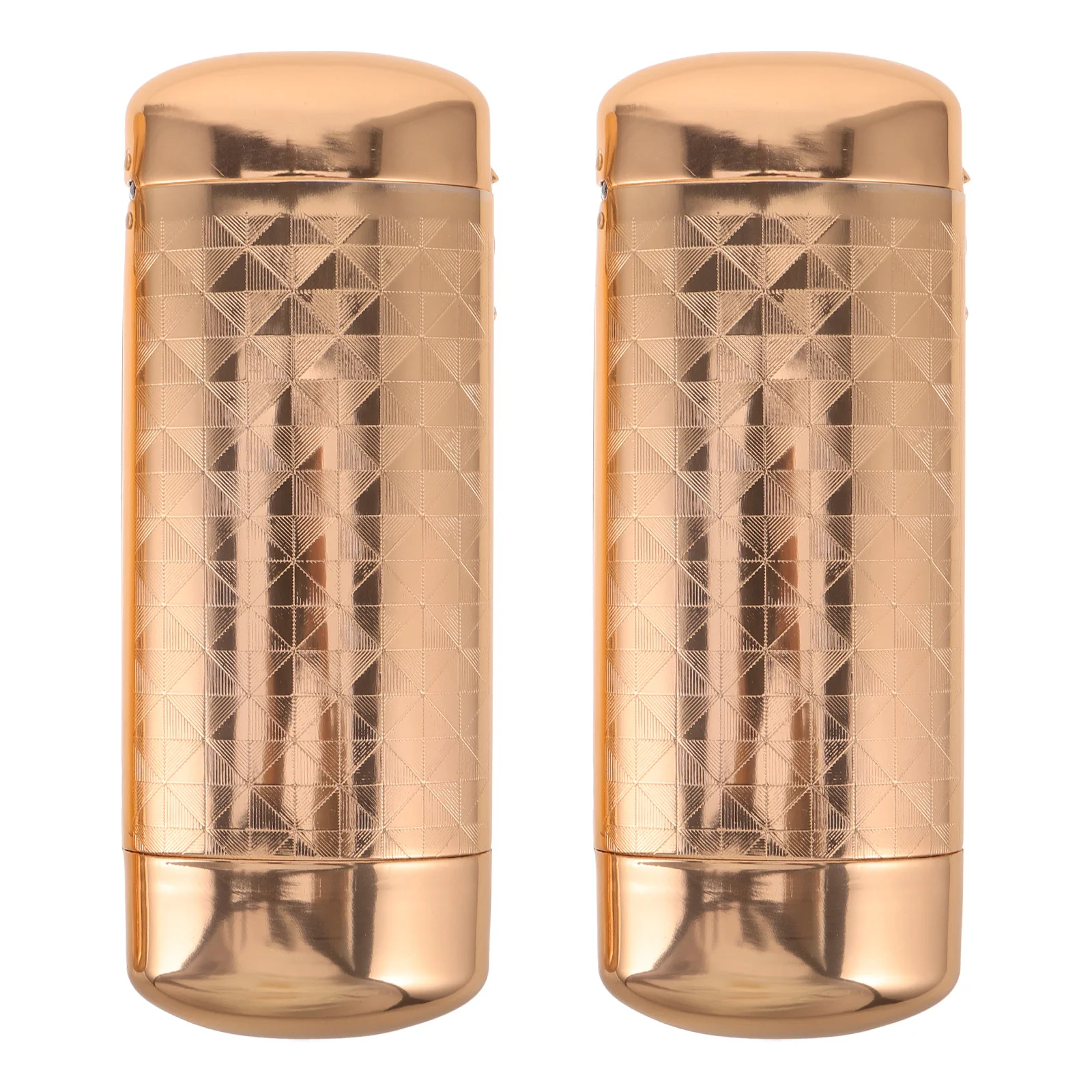 

2pcs Portable Eyeglass Case Hard Aluminum Shockproof Glasses Box Slim Travel Holder For Men Women Ultra-Thin Metal Spectacle