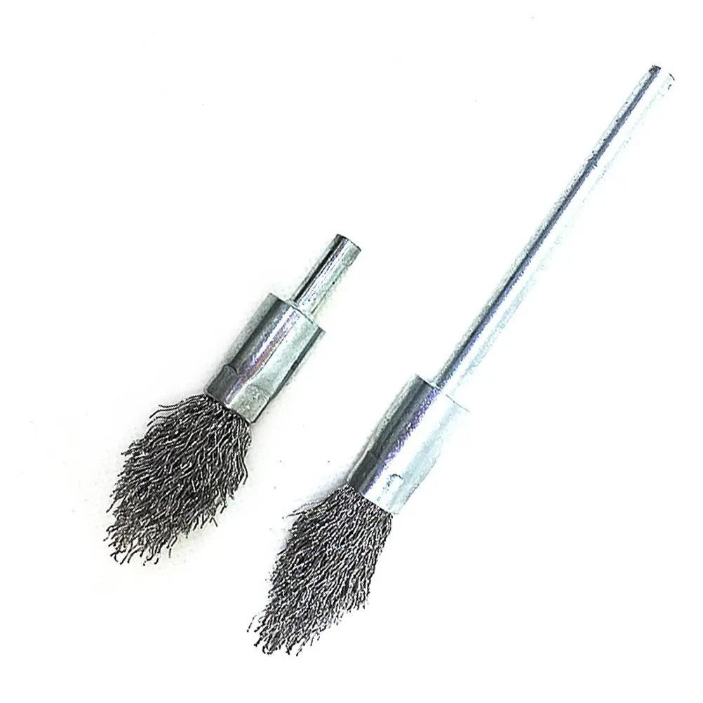 6Mm Shank Electric Grinder Brush Stainless Steel Wire Wheel For Metal Polishing Rust Removal Burrs Cleaning Angle Grinder