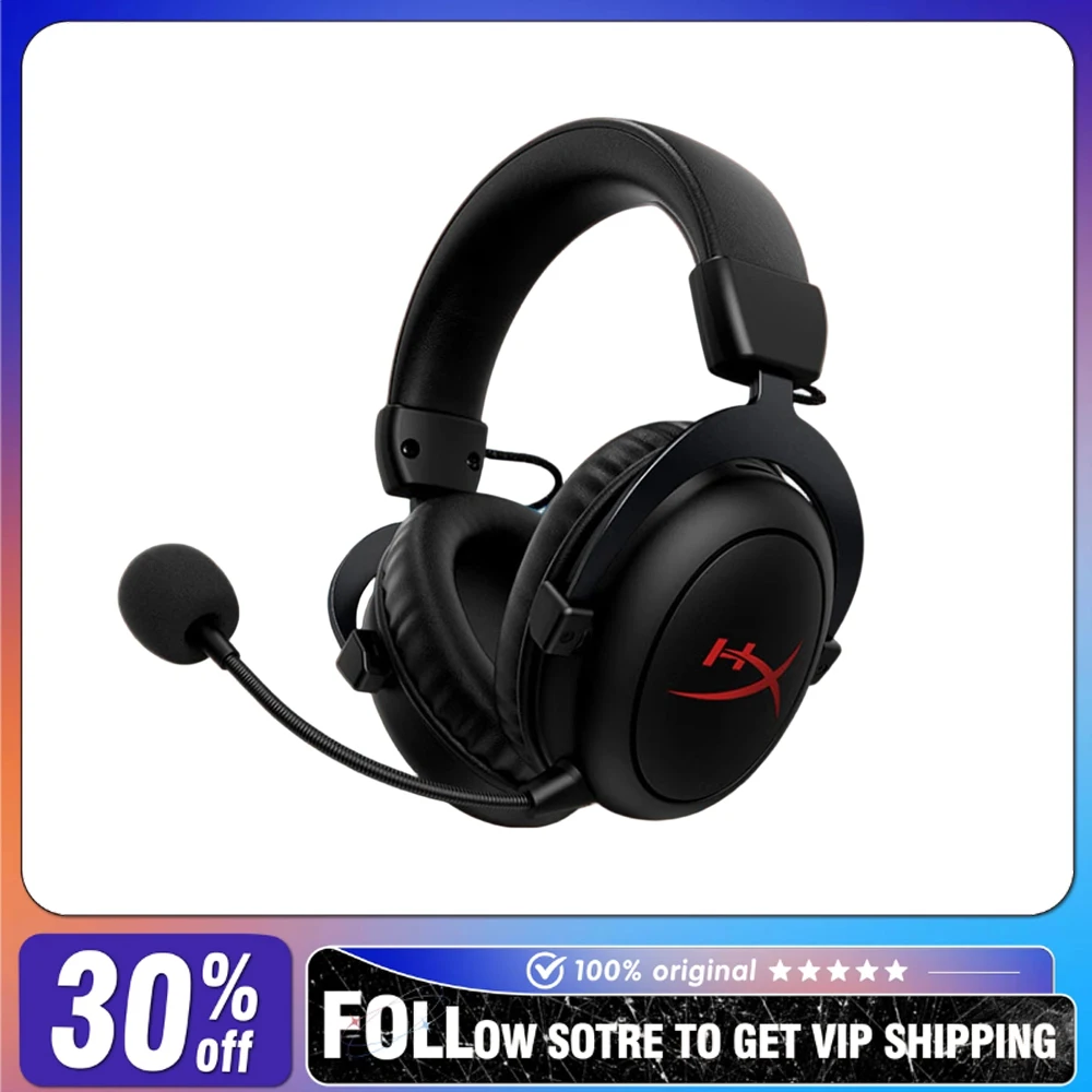 

Игровые наушники HyperX Cloud III с проводным подключением, эффектами объемного звучания DTS Space 3D, шумоподавлением, для FPS и киберспорта, совместимые с PS5