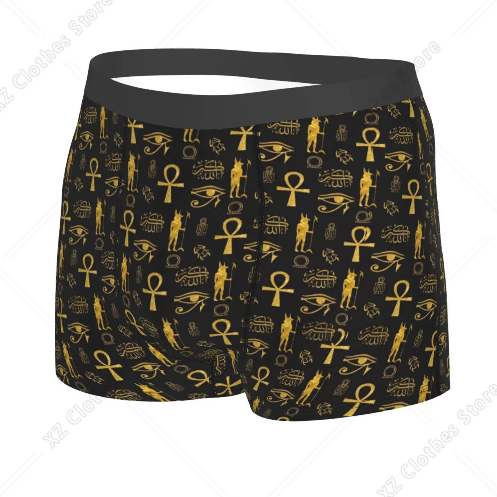 Ancient Egyptian Image Symbol Men Underwear Boxers Breathable Mens Boxershorts Men's Panties Underpants Man Boxers Briefs Trunks