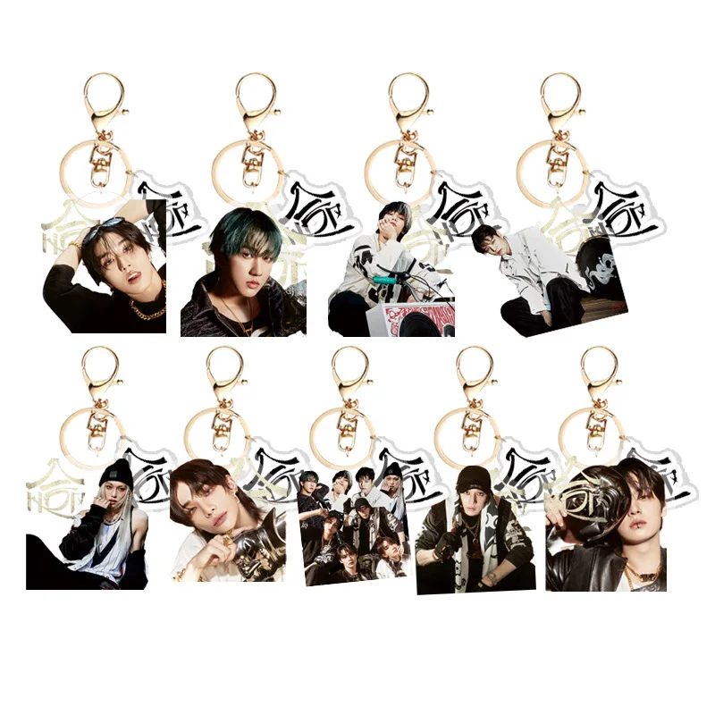 

SK Новый альбом GIANT Новый акриловый брелок в том же брелок для ключей в виде товаров Idol, подарок для фанатов, персонализированный брелок для фотографий