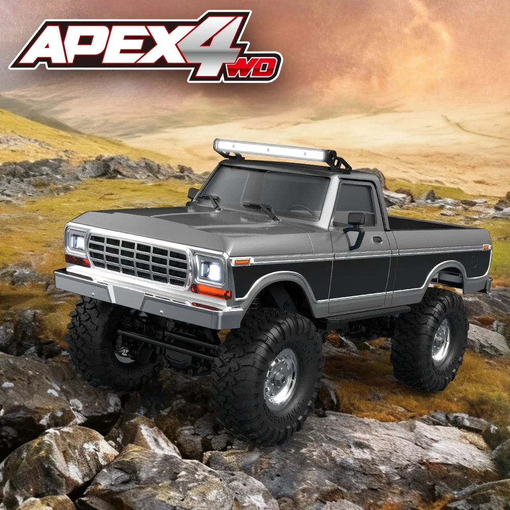 1:16 4WD Rc Car Full Scale Off-Road 2.4G Remote Control Cars With LED Monster Trucks Race Cars Model Toys For Kids Adult Gifts