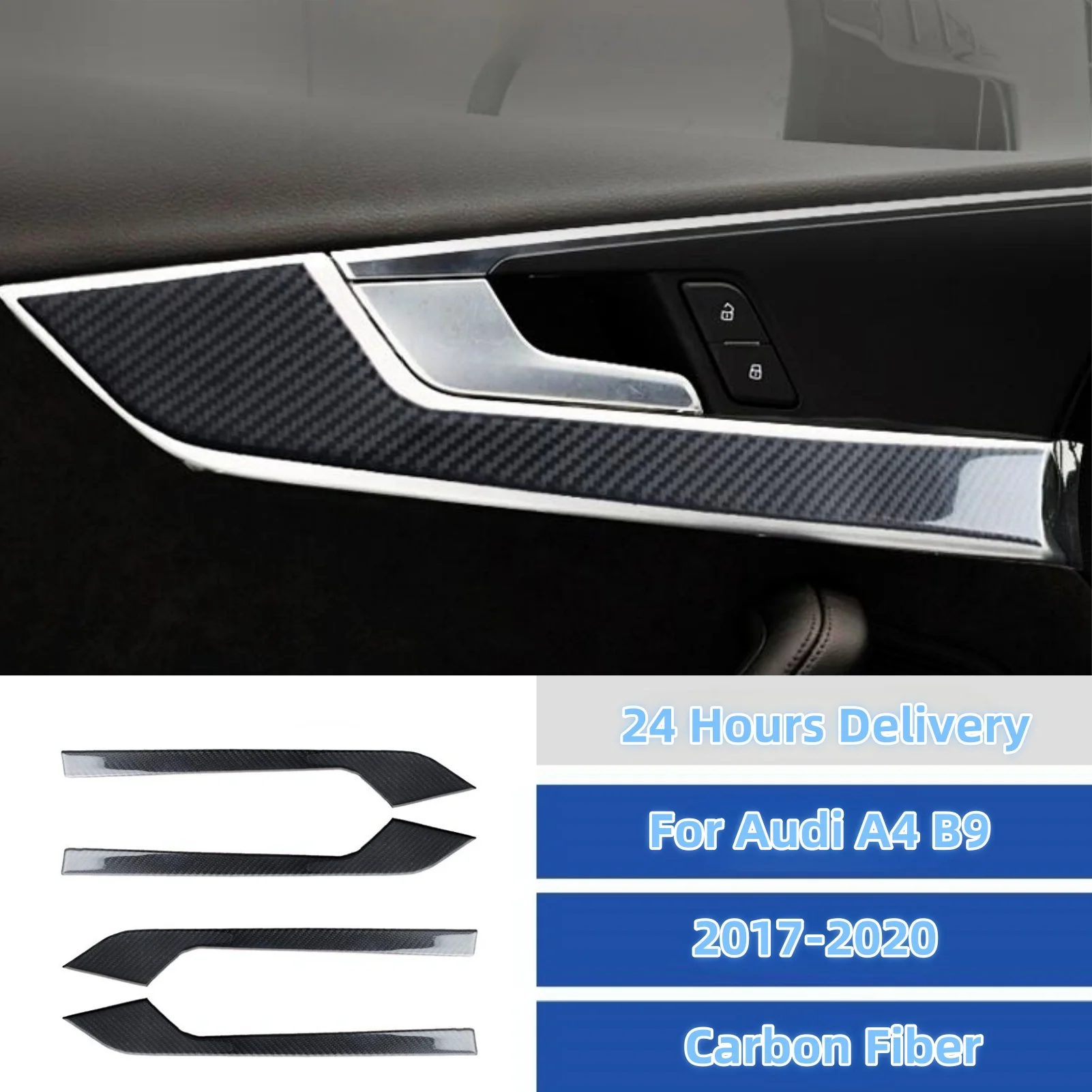 

Наклейка на дверную панель автомобиля, для Audi A4 B9 2017-2020