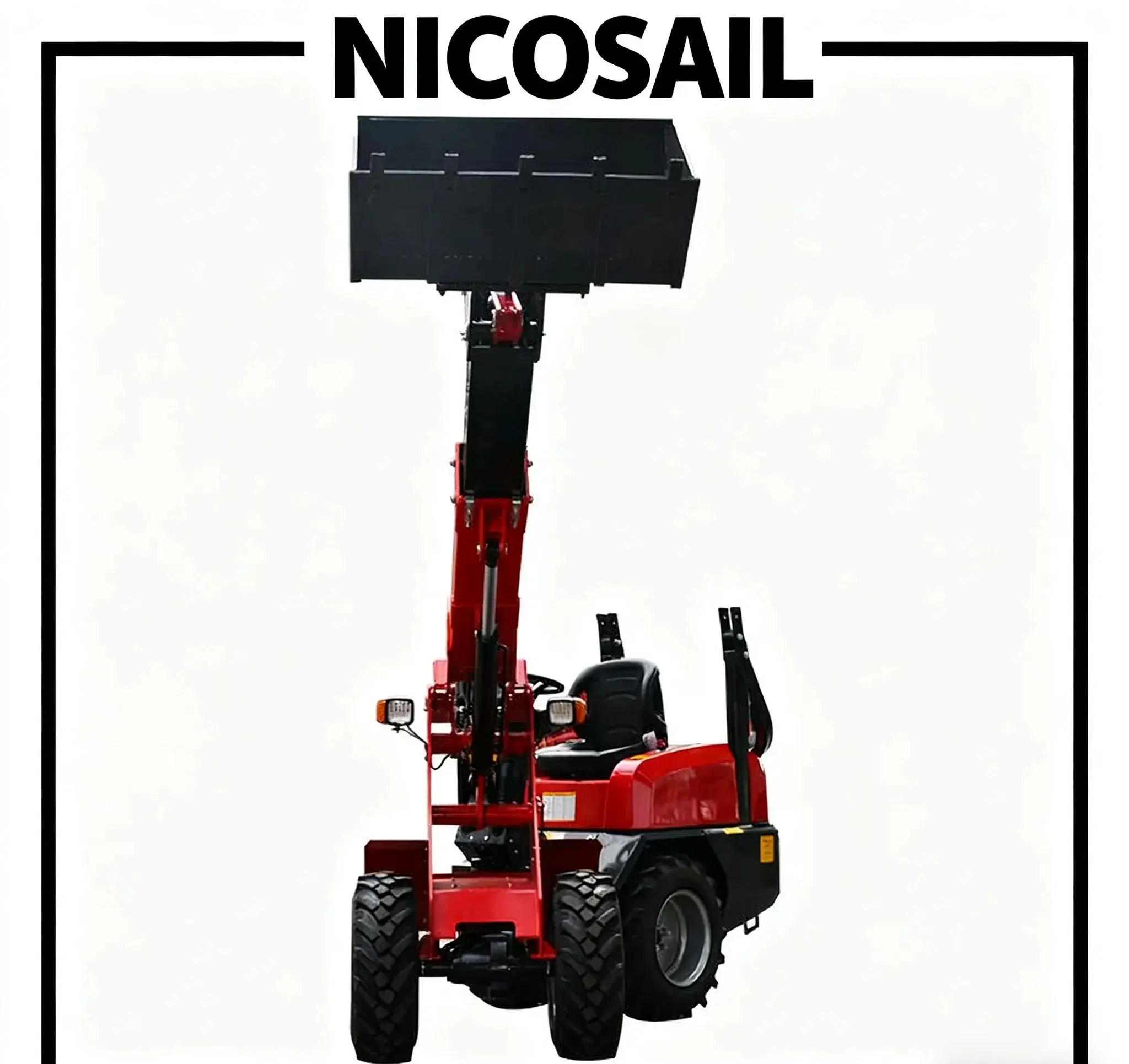 

Небольшой телескопический погрузчик. Телескопический погрузчик с колесным двигателем EPA.