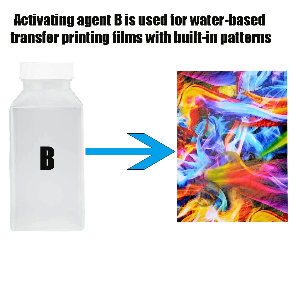 100ML Activator A Softening and Activator B Peeling Water Transfer Film Water Transfer Printing Activator Softening