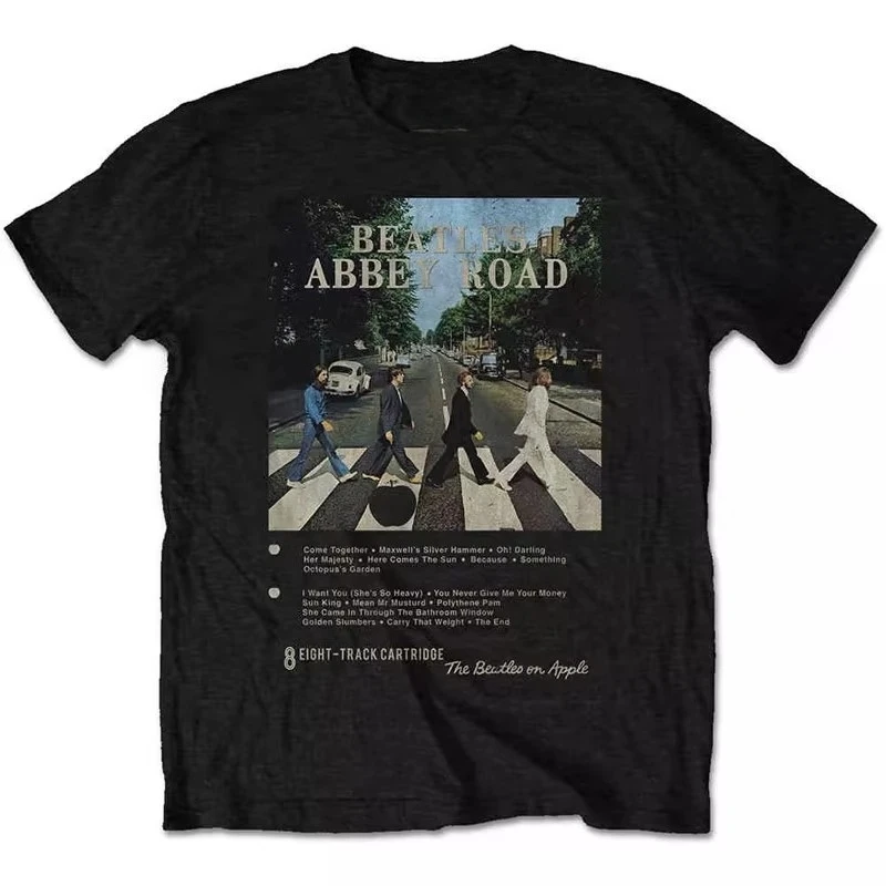 1970 The Beatles Abbey Road - The Beatles' Casual T-shirt Men's and Women's Luxury Band Brand Top New Neck Men and Women T Shirt
