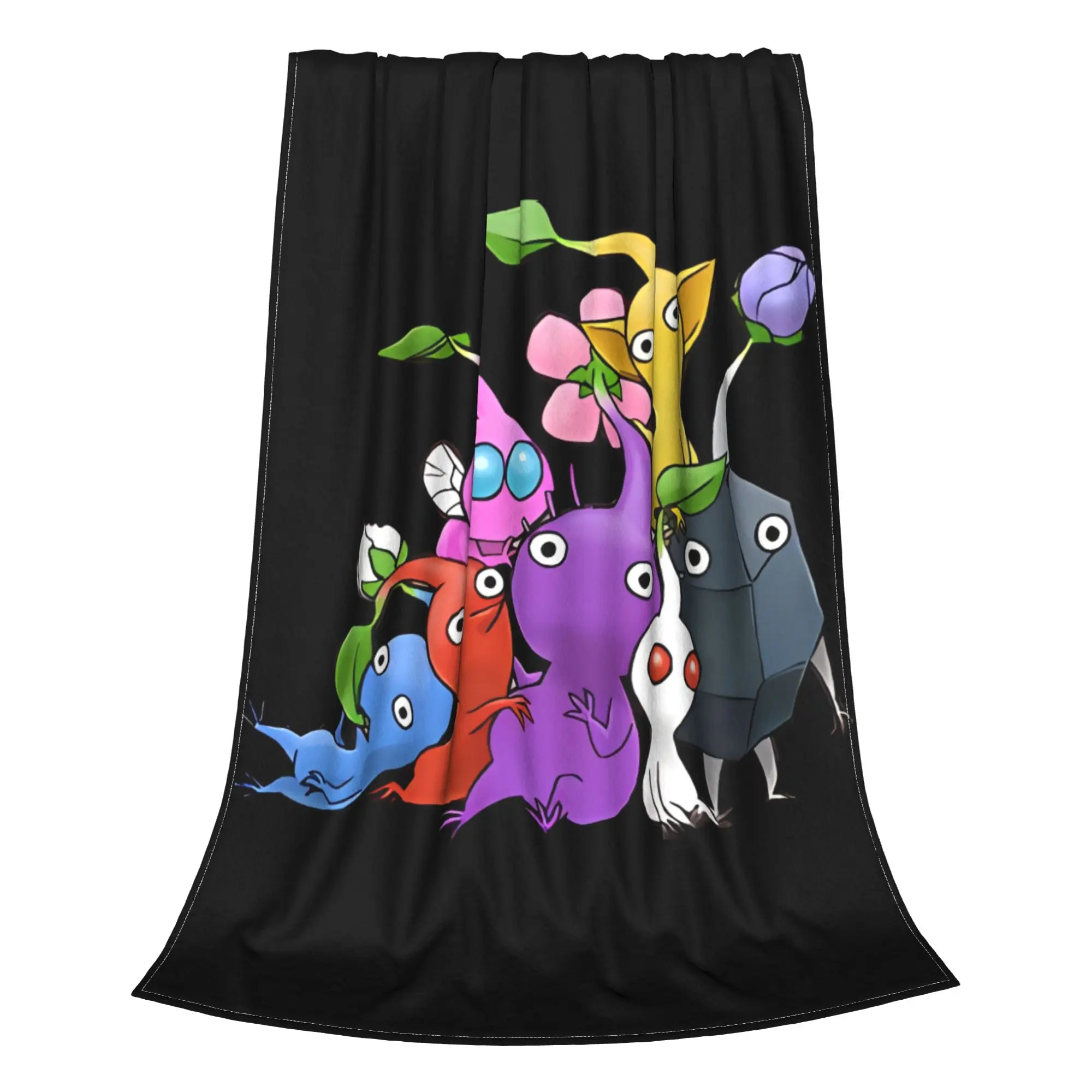 1PC Home Cutecore Too Toxic For You  Pikmin Blanket Super Cosy Plush Home Living Room Sofa Halloween
