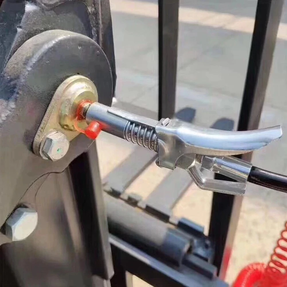 

Locking Clamp Type High Pressure Grease Nozzle Double Handle Grease Gun Flat Self-locking Non-leakage Grease Nipple