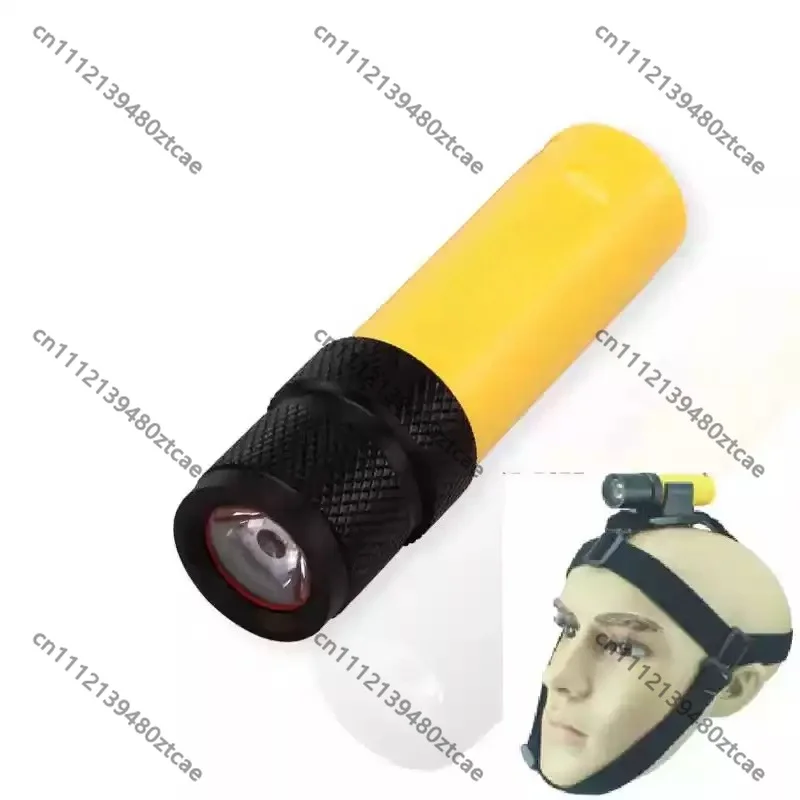 LED Diving Headlamp Head‑Mount Underwater Flashlight Bright White‑Light Torch Long‑Working‑Time Lighting Equipment