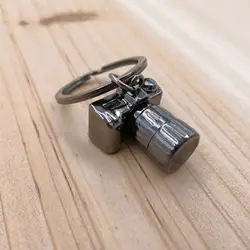 3D camera keychain key ring creative car key chain key holder high quality portachiavi chaveiro llaveros bag charm