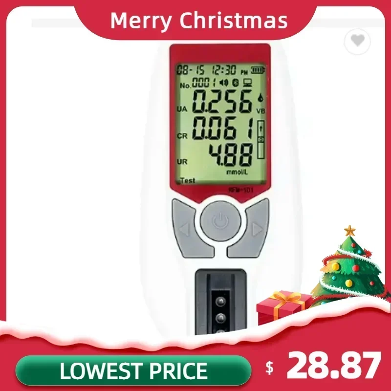 kidney function test rfm-101 renal function meter uric acid+creatinine+urea 3in1test analyzer