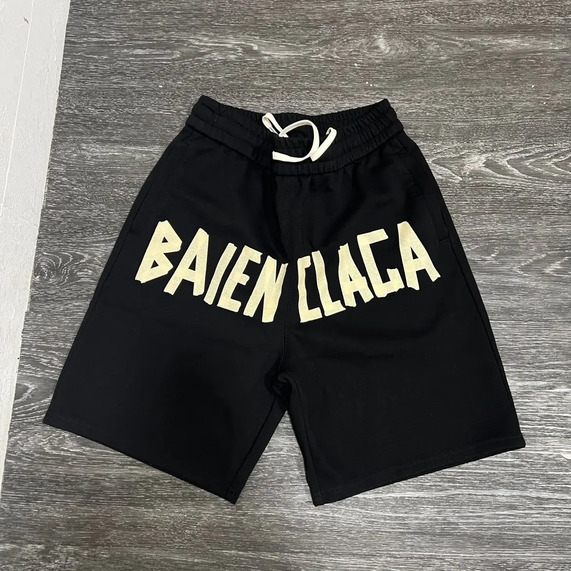 Summer American Trendy Brand High Street Letter Printing Casual Shorts Men's Trend Simple and Versatile Men's Sweatpants