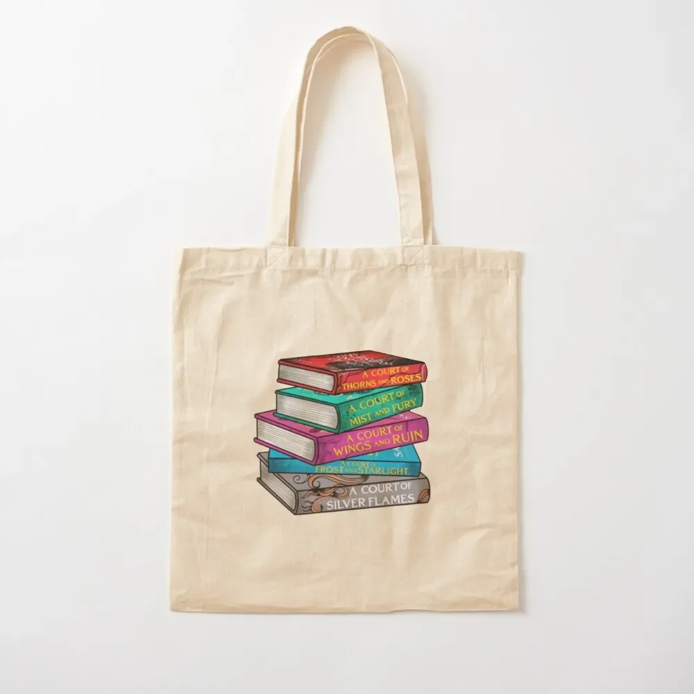 

ACOTAR Books Vinyl Sticker Tote Bag Canvas bag for women Cloth bag