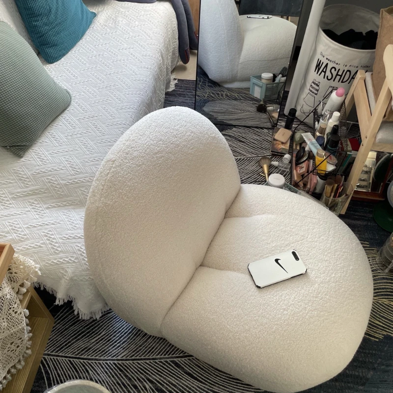 Nordic Chair Custom Lazy Sofa Egg Chair Tatami Simple Living Room Bedroom Balcony Ins Armchair Chairs Living Room