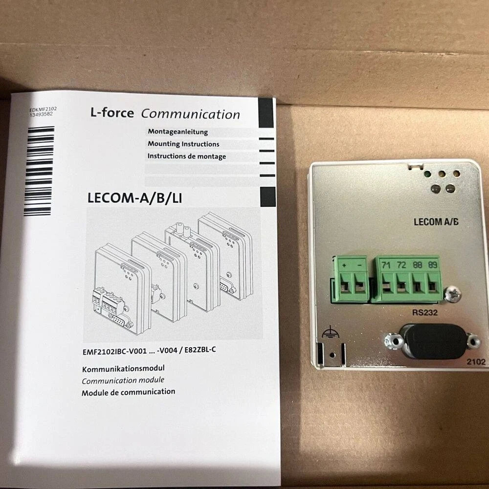 EMF2102 Inverter LECOM A/B Module | AC Drive Replacement Part for Industrial Motor Control