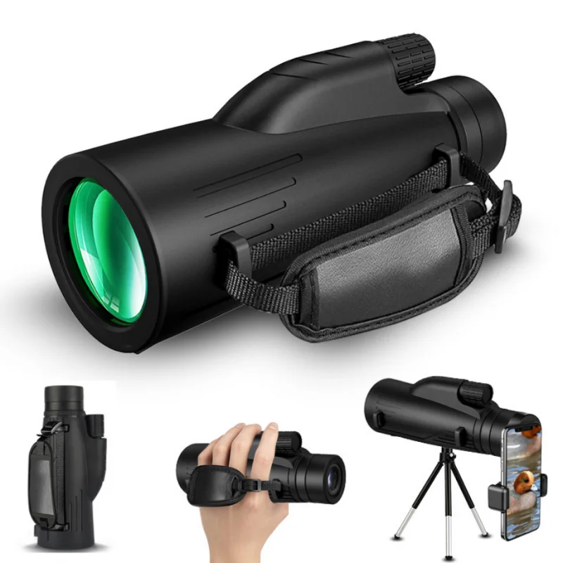 

Powerful Monocular 12×50 Low-light night vision Monocular Long Reach Portable Telescope High Magnification Professional