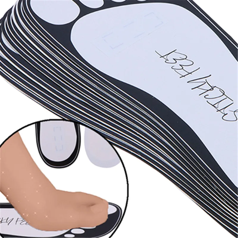 20 قطعة من الورق المقوى القابل للتصرف دباغة قدم وسادة دباغة النعال لزجة قدم رذاذ تان منصات القدم حماة ملصقات للعناية بالجسم #1